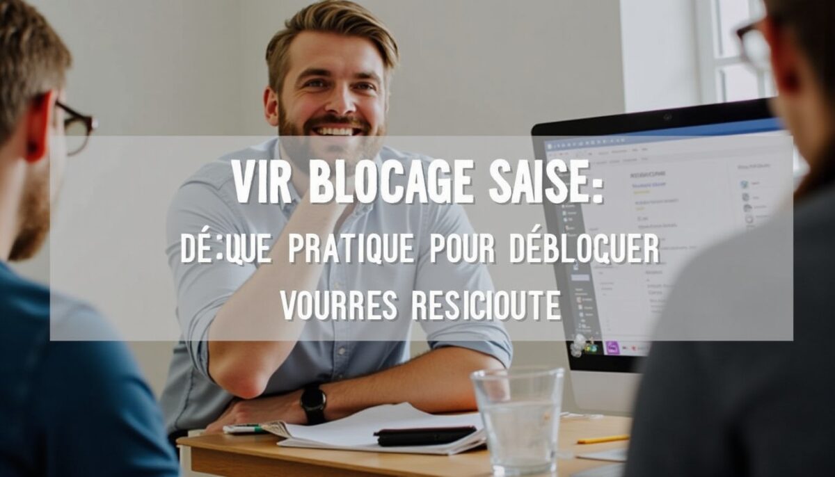 VIR Blocage Saisie : Guide Pratique pour Débloquer Rapidement Votre Compte
